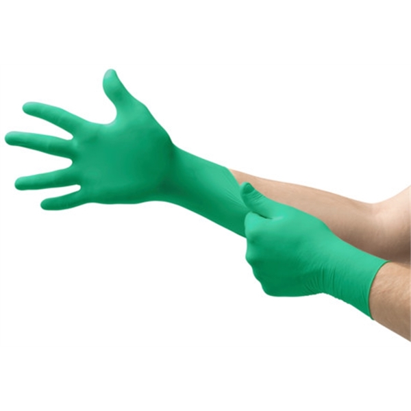Ansell Neogard, Neoprene Disposable Gloves, 3.9 mil Palm, Neoprene, Powder-Free, XS, 1000 PK, Green C520
